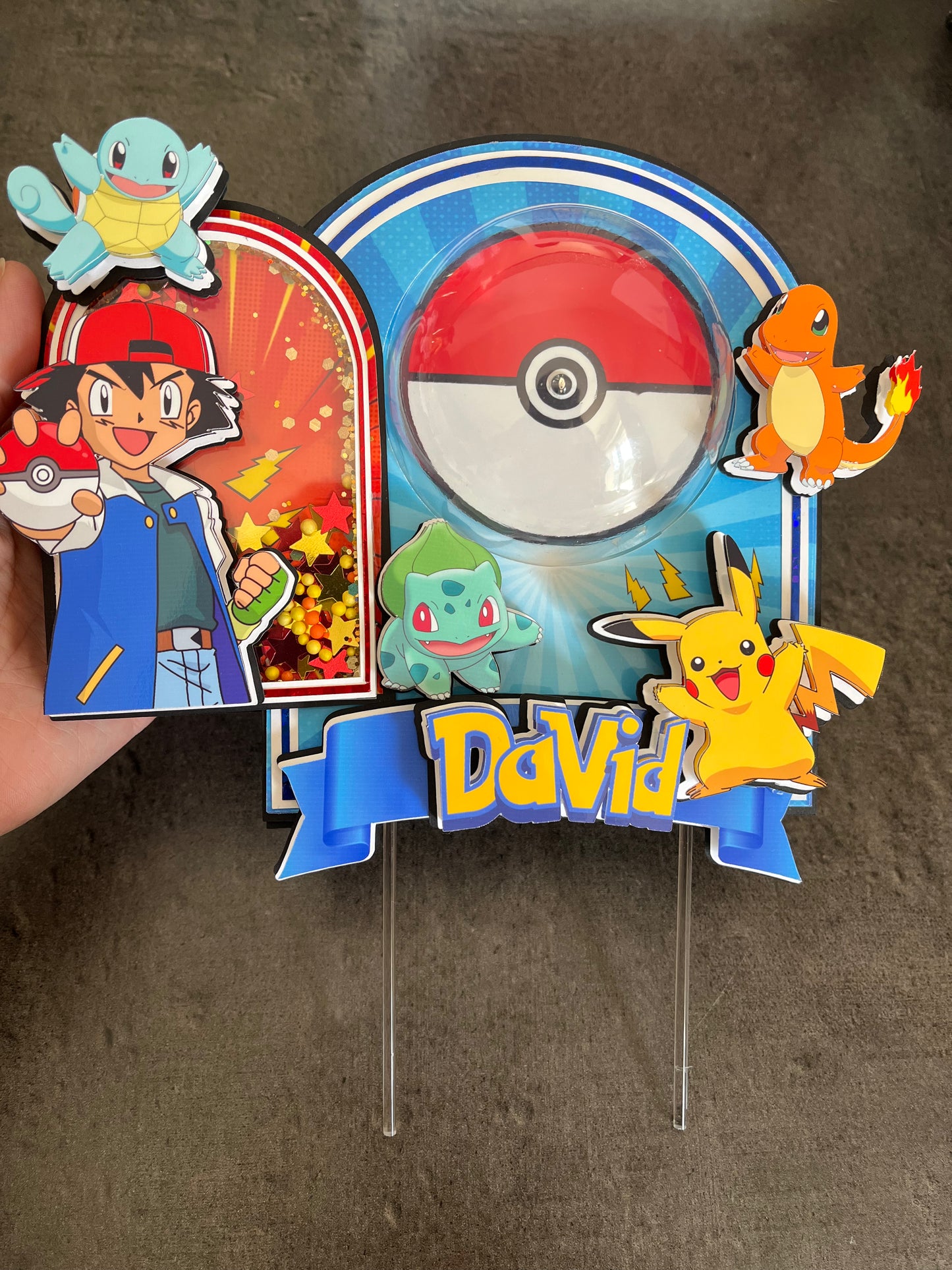 Cake Topper Lumineux Pokémon