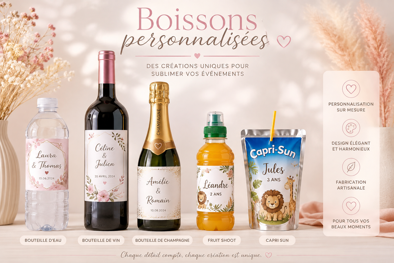 Boissons personnalisées