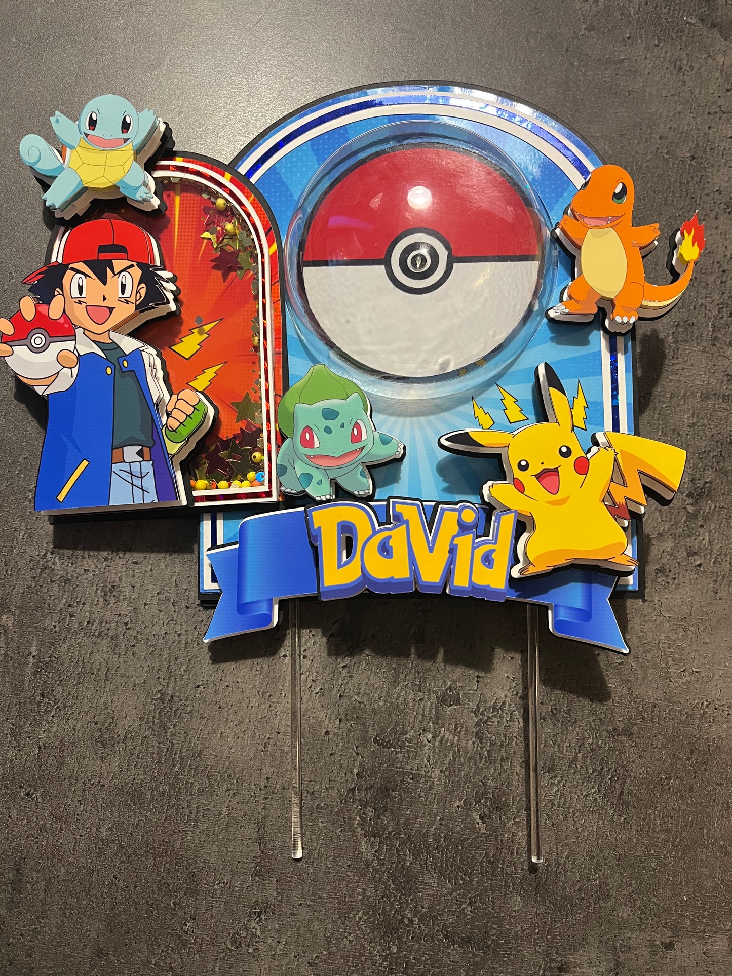 Cake Topper Lumineux Pokémon