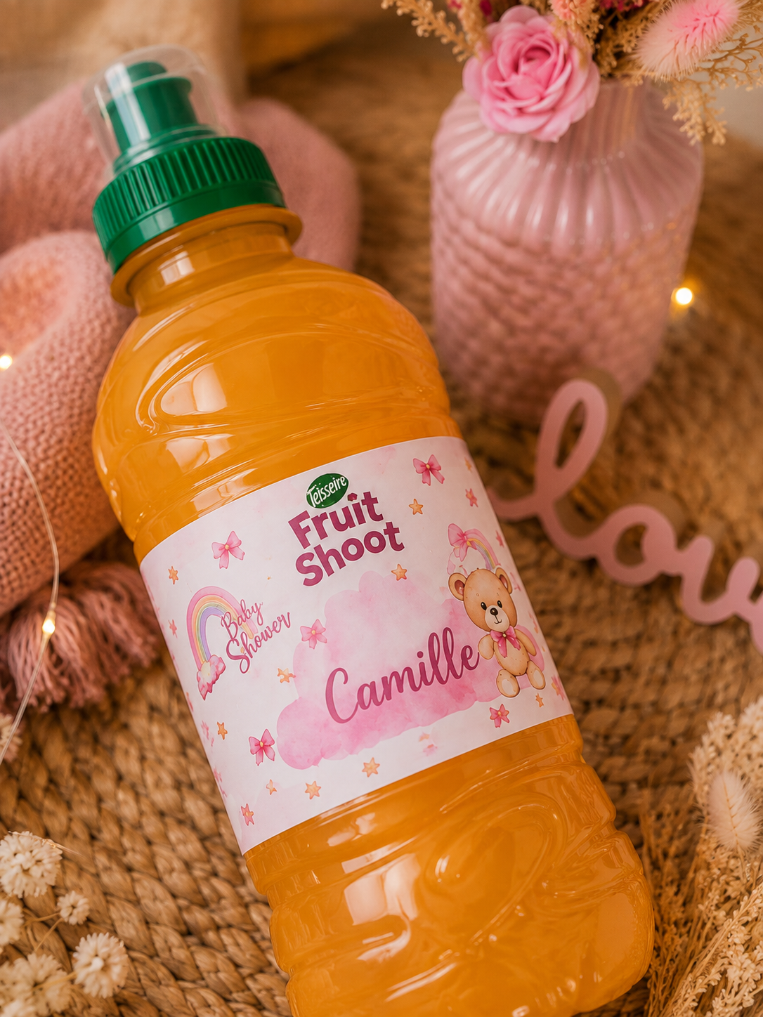 Fruit Shoot personnalisé • Étiquettes seules ou boissons incluses