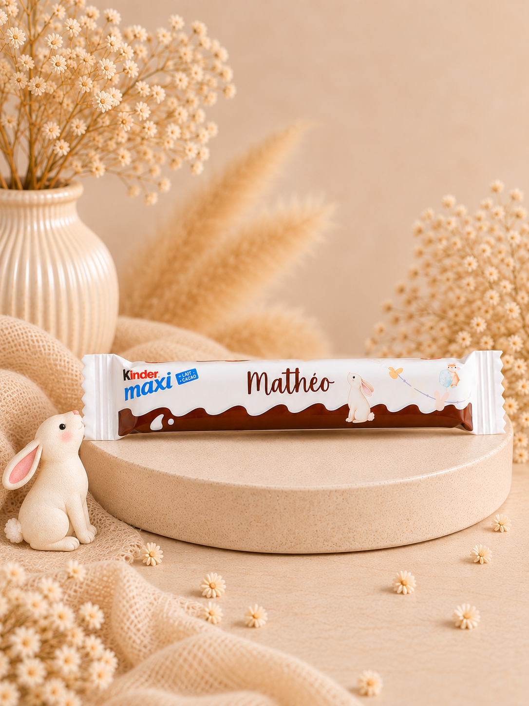 Lapin - Kinder Maxi personnalisé